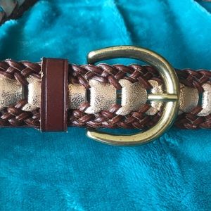 Braided Leather Loft Belt
